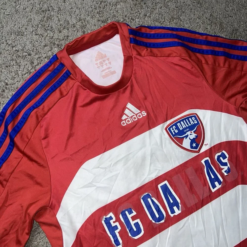 FC Dallas Home Jersey (2015/16) – Authentic Adidas‎ MLS Shirt Small